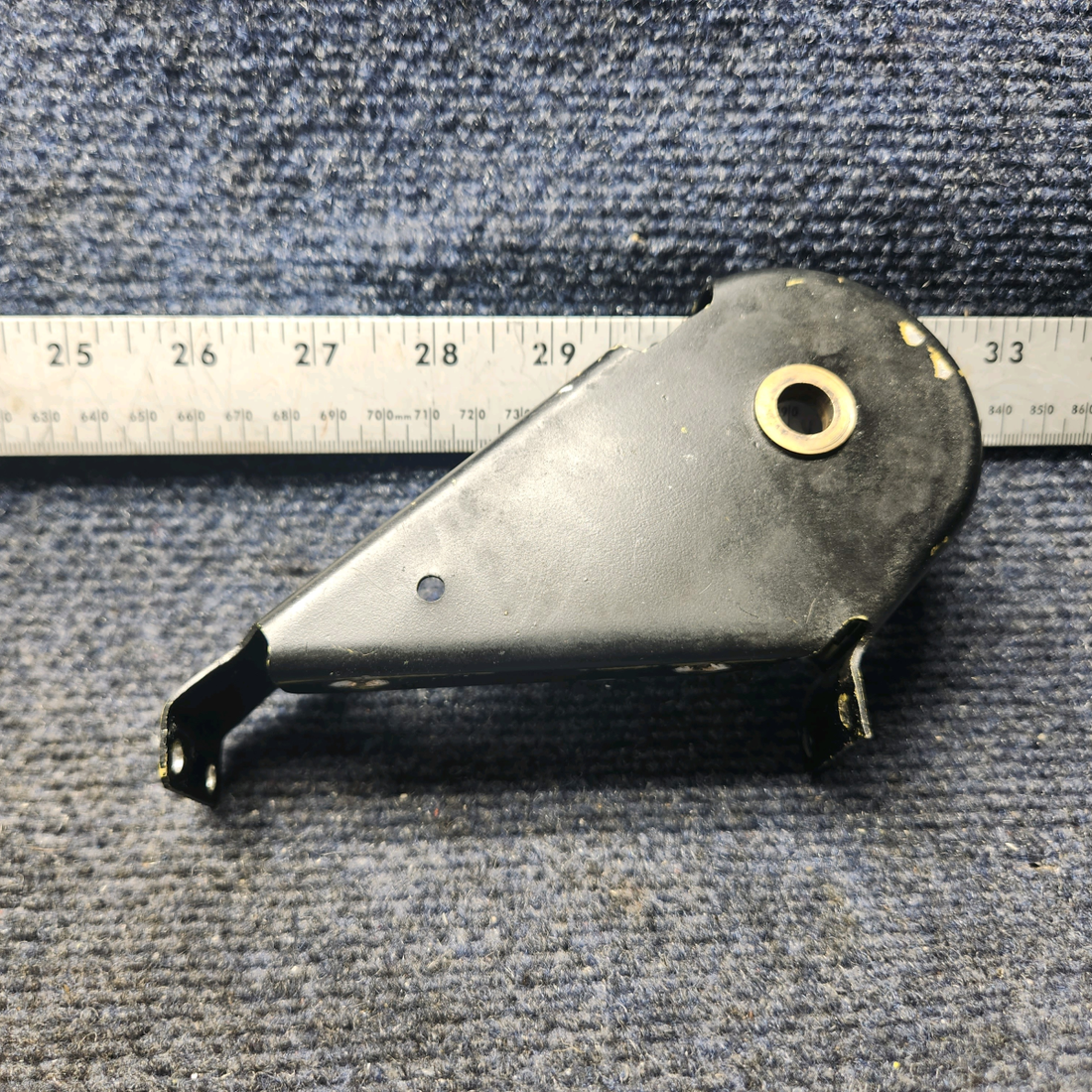 Used aircraft parts for sale, 35‑524542‑10 BEECHCRAFT 95-55B Elevator Tab Control Wheel Assembly (Including Bracket)