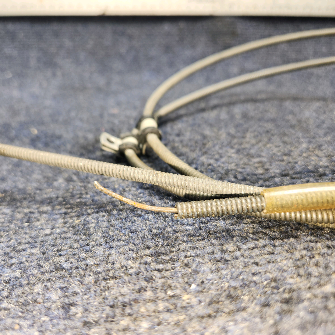 Used aircraft parts for sale, 455-222 PIPER PA-24-250 Parking Brake Control Cable (L: 50")