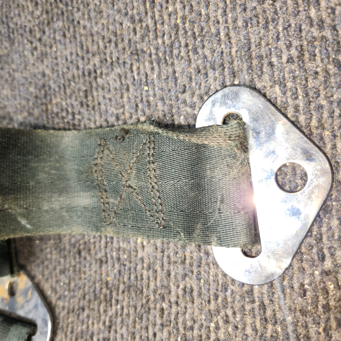 Used aircraft parts for sale, 449965-421-2264 AM-Safe 9600-22 Piper PA28-161 Seatbelt Assembly Missing Tag