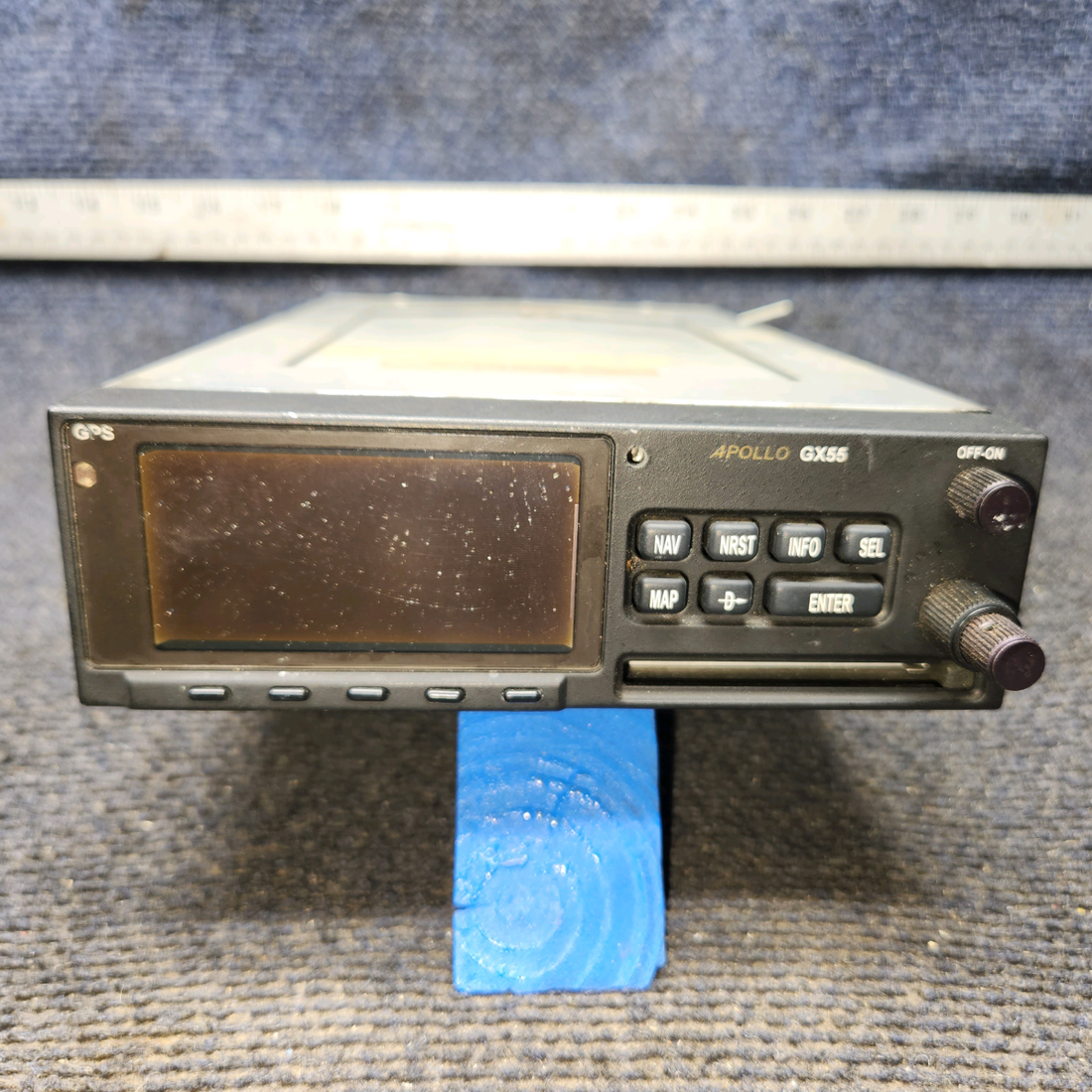 Used aircraft parts for sale, 430-6050-202 Apollo GX55 Piper PA28-140 GPG Rack Connector  No Data Card