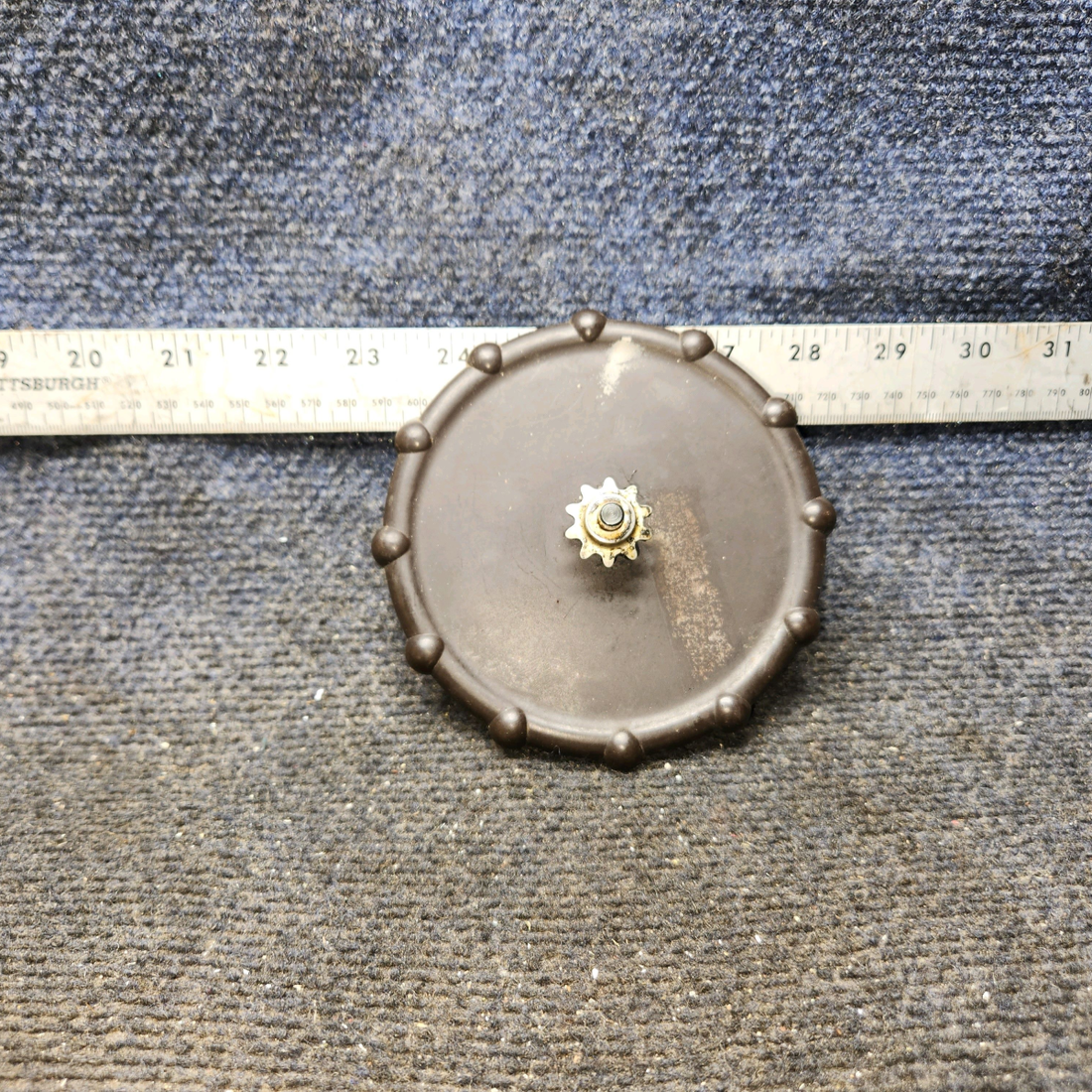 Used aircraft parts for sale, 0510127-1 Cessna 172E Elevator Tab Control Wheel Assy