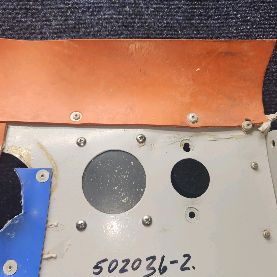 Used aircraft parts for sale, 502036 Grumman A5B Baffle Rear LH Side