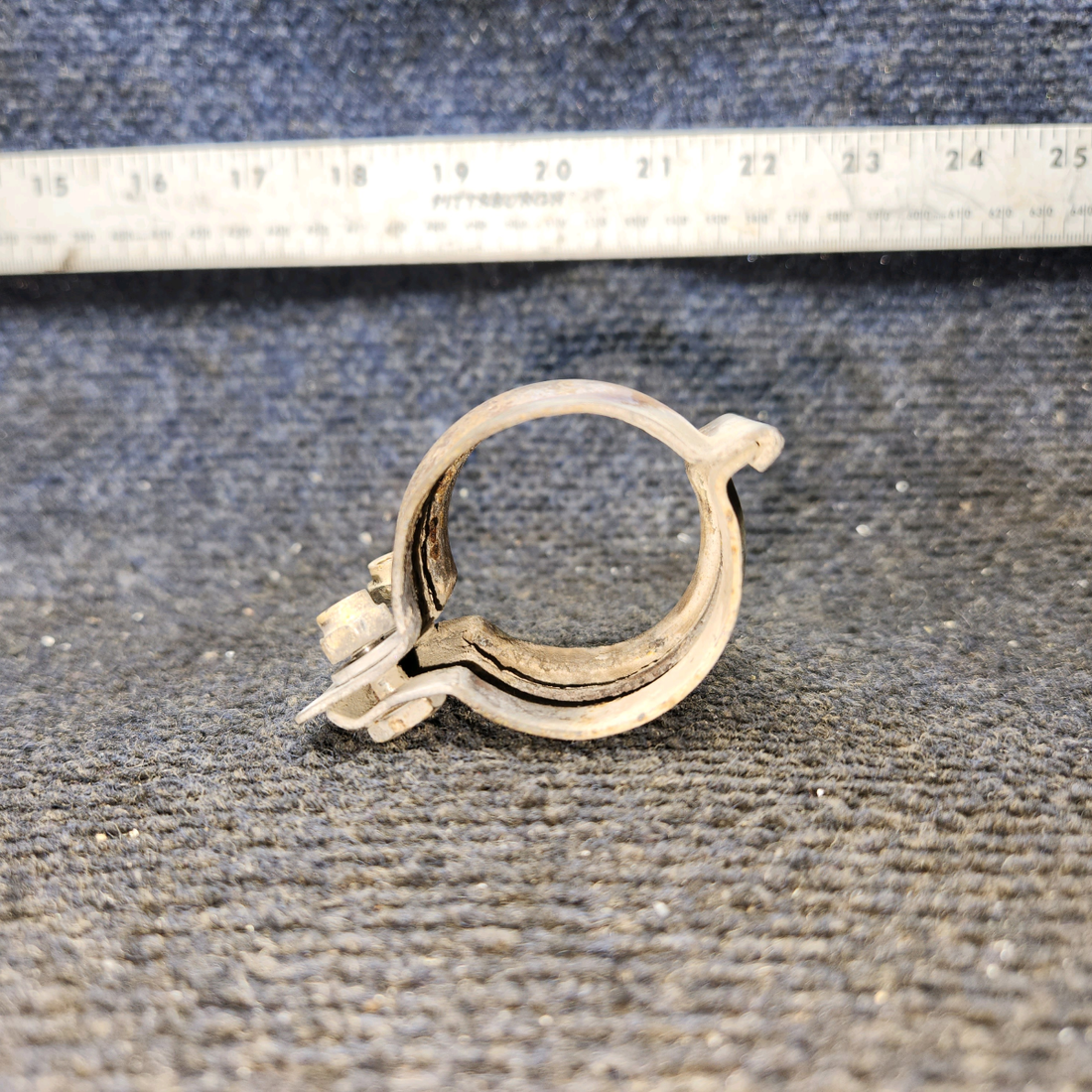 Used aircraft parts for sale, 0550176-50 Cessna 172E Exhaust Clamp Assy