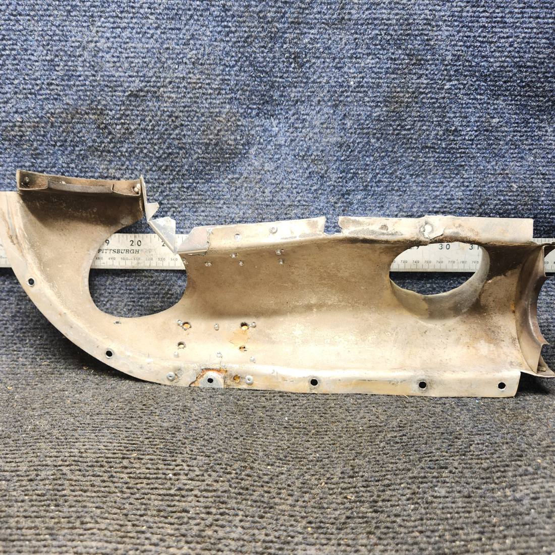 Used aircraft parts for sale, 63723-002 Piper PA-28-140 Carburetor Heat Bottom Shroud