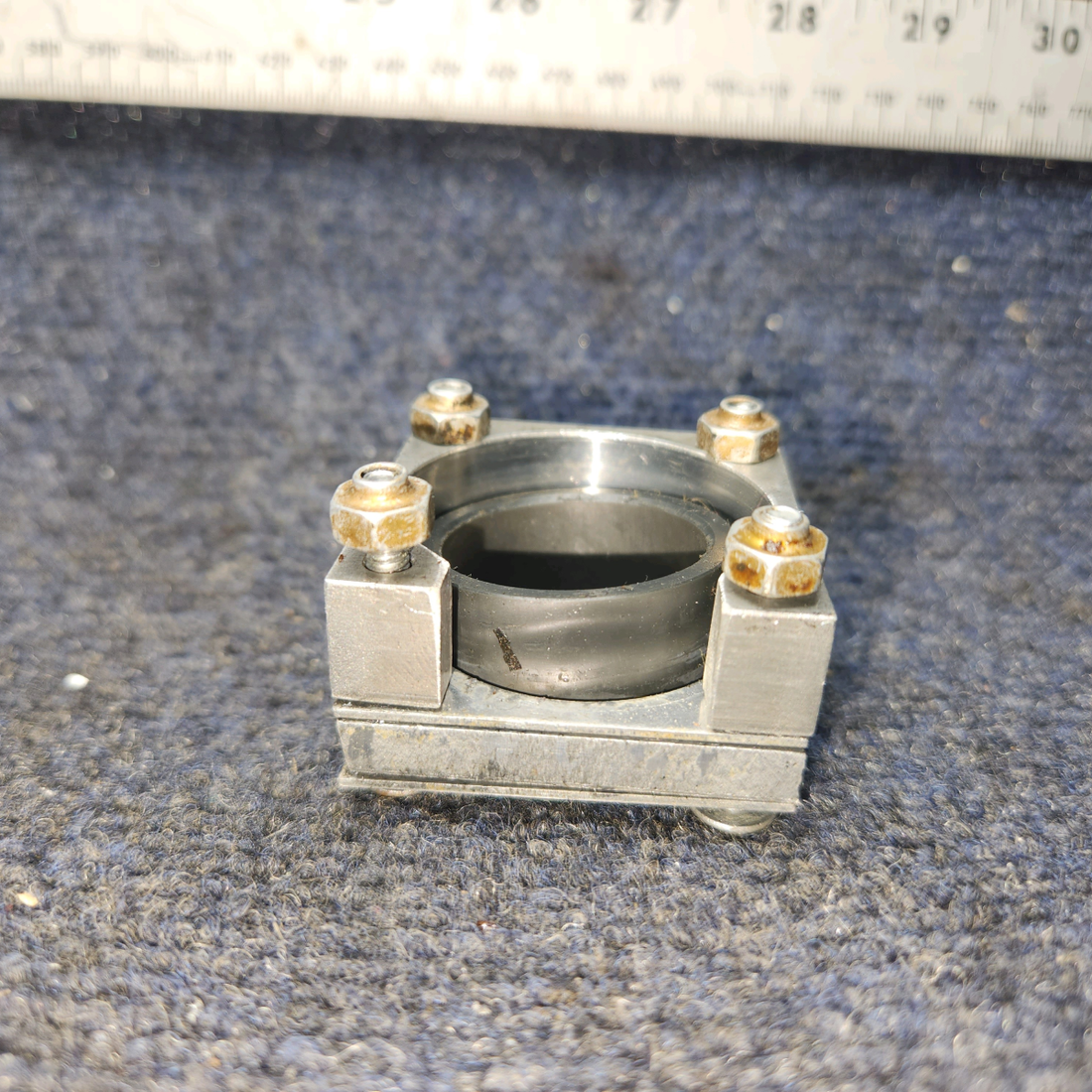 Used aircraft parts for sale, 68272-002 Piper PA28-140 Plate & Bushing Assy Yoke