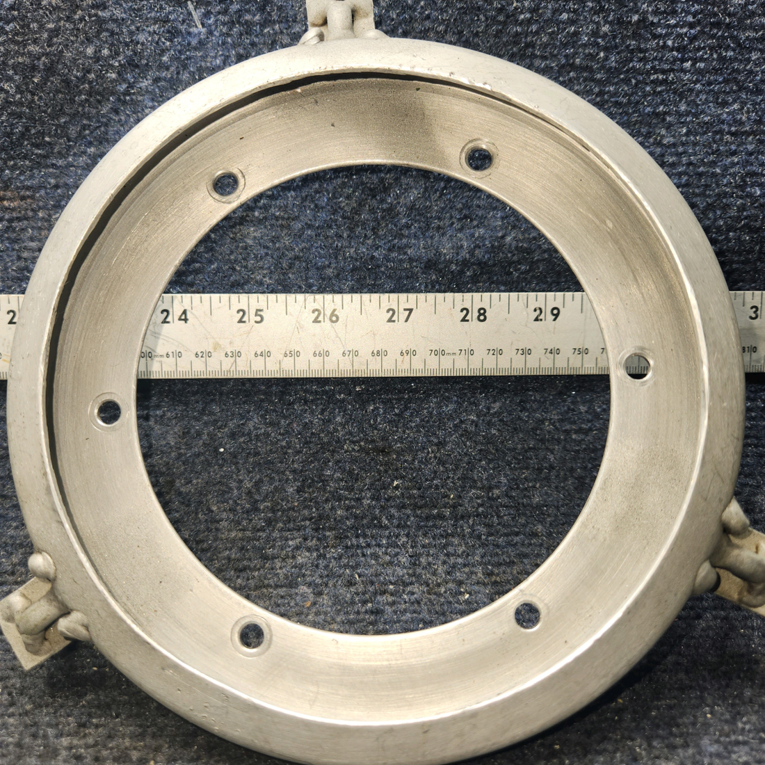 Used aircraft parts for sale, D3608 BEECHCRAFT 95-55B Bulkhead Slinger Ring – Prop De-Ice, 3-Blade