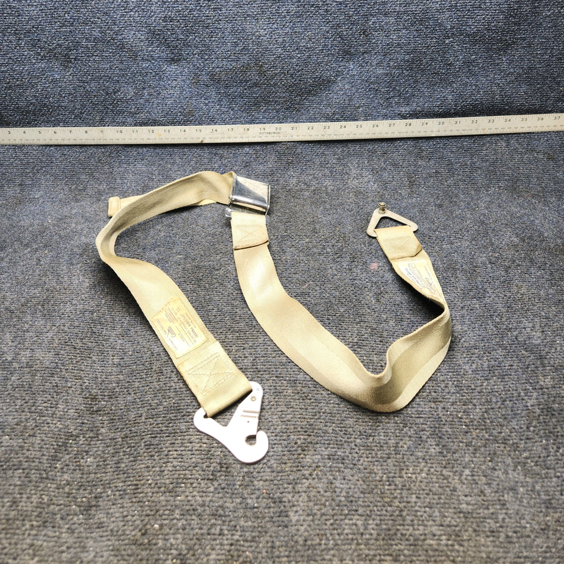 Used aircraft parts for sale, S-1746V13 CESSNA 172K SEAT BELT ASSEMBLY - BEIGE