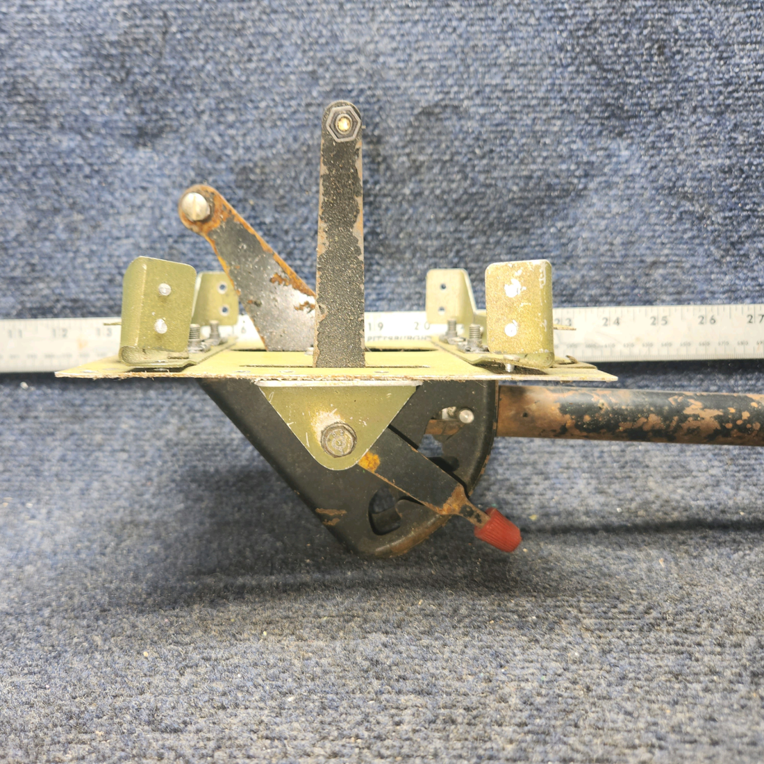 Used aircraft parts for sale, 67582-003 Piper PA28RT-200 Flap Control Lever Assembly w/ Emergency Gear Extension