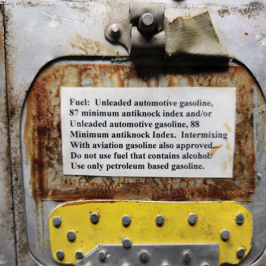 Used aircraft parts for sale, 33-110010-607 Beechcraft 35-33 Fuel Cell Door Assembly – LH