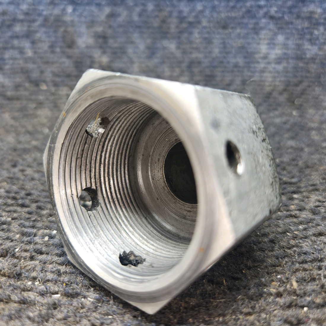 Used aircraft parts for sale, 0441130-2 cessna 150G Main Gear Axle Fairing Nut – 2.6235 in Length
