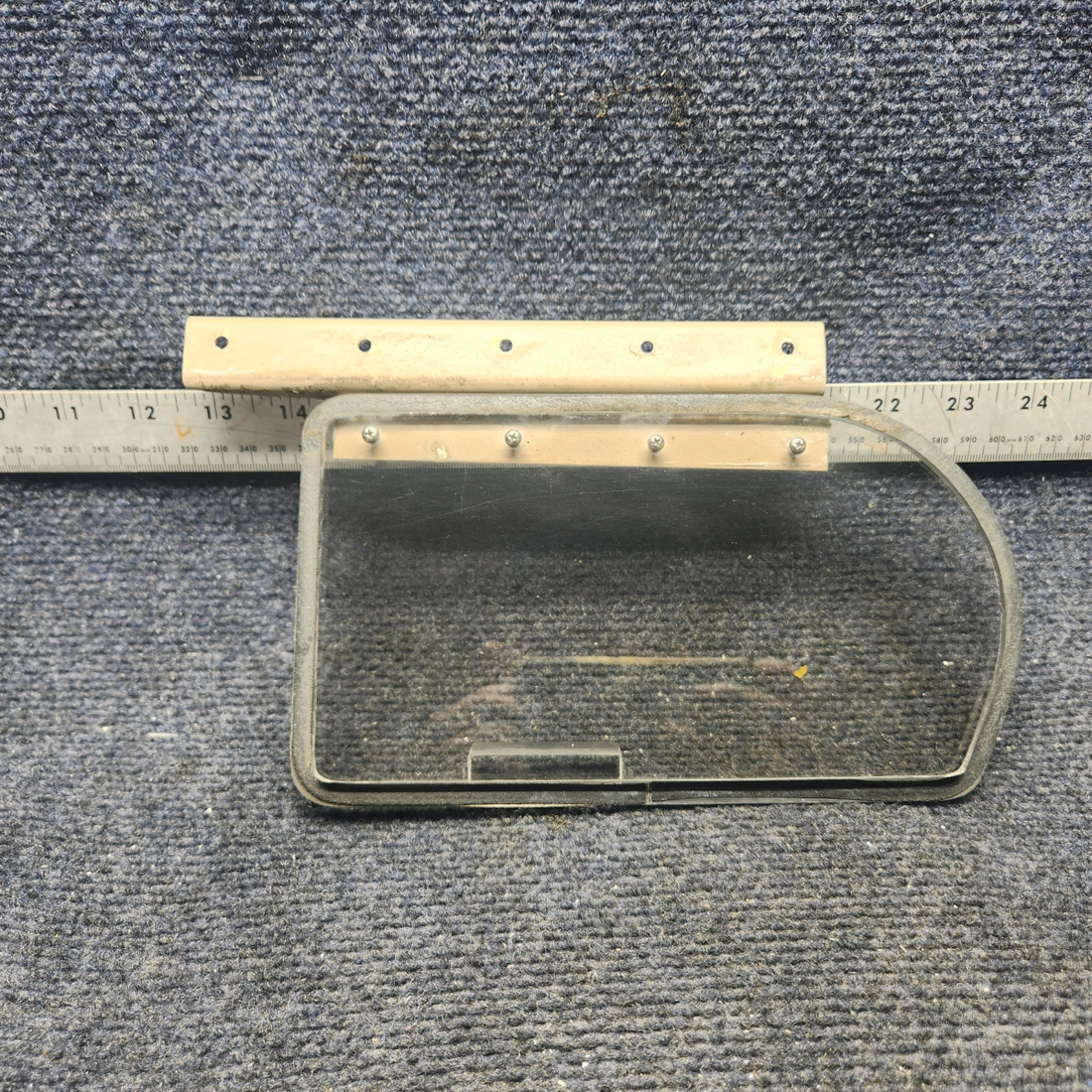 Used aircraft parts for sale, 169-420021-13 Beechcraft A23A Musketeer Custom III TINTED STORM WINDOW