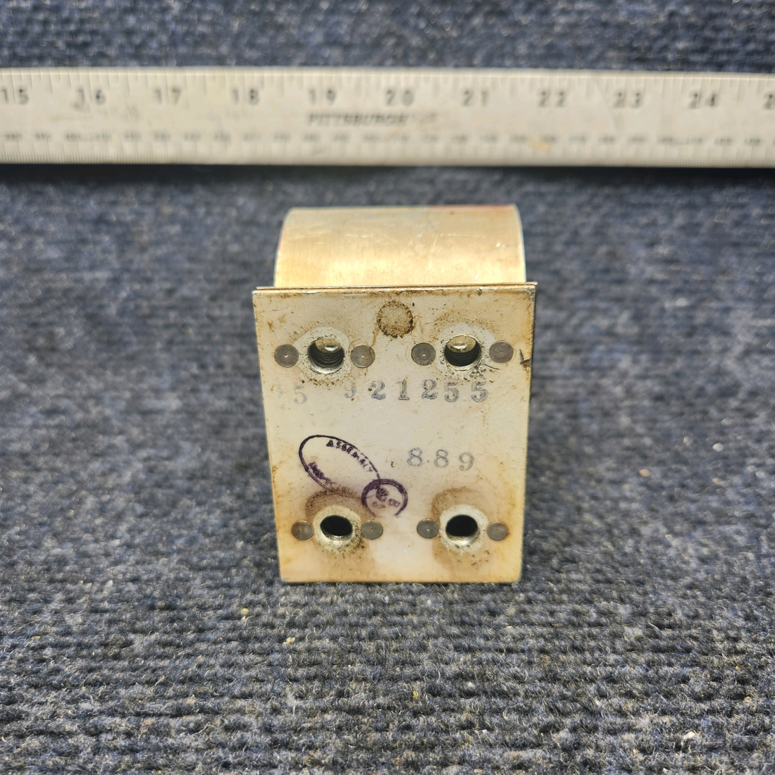 Used aircraft parts for sale, 35-921255 Beechcraft F33A FUEL BOOST PUMP BRACKET