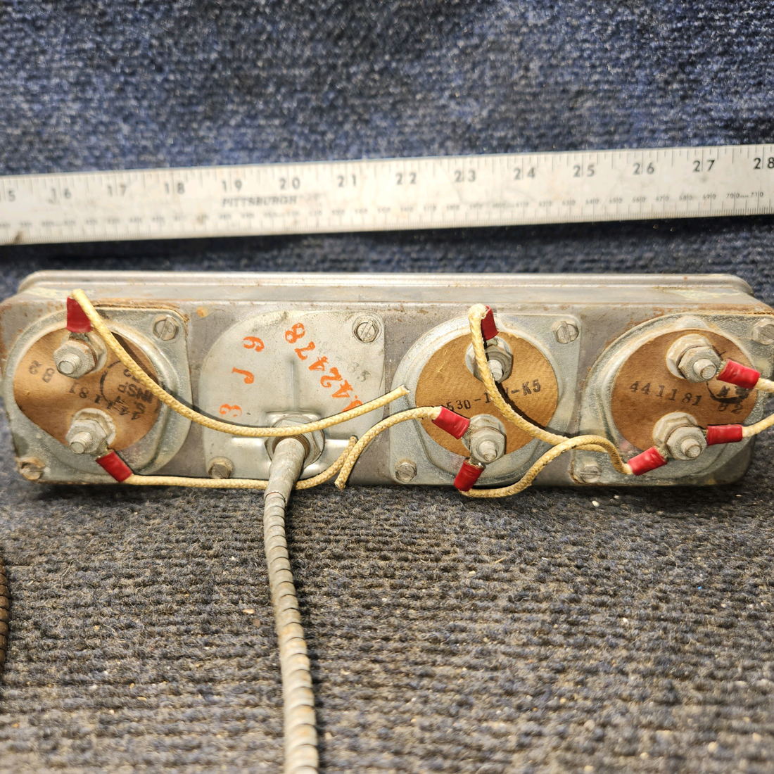 Used aircraft parts for sale, 0513144-1 Cessna C175 Engine Panel Assy W Probe