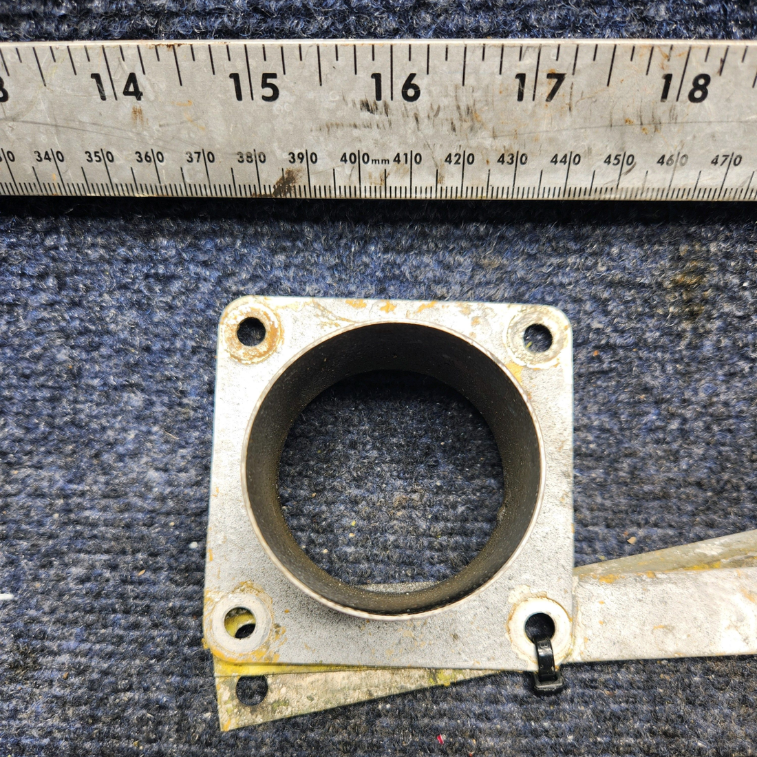 Used aircraft parts for sale, 169-910028-5 Beechcraft A23A Musketeer Custom III DEFROST VALVE WELD
