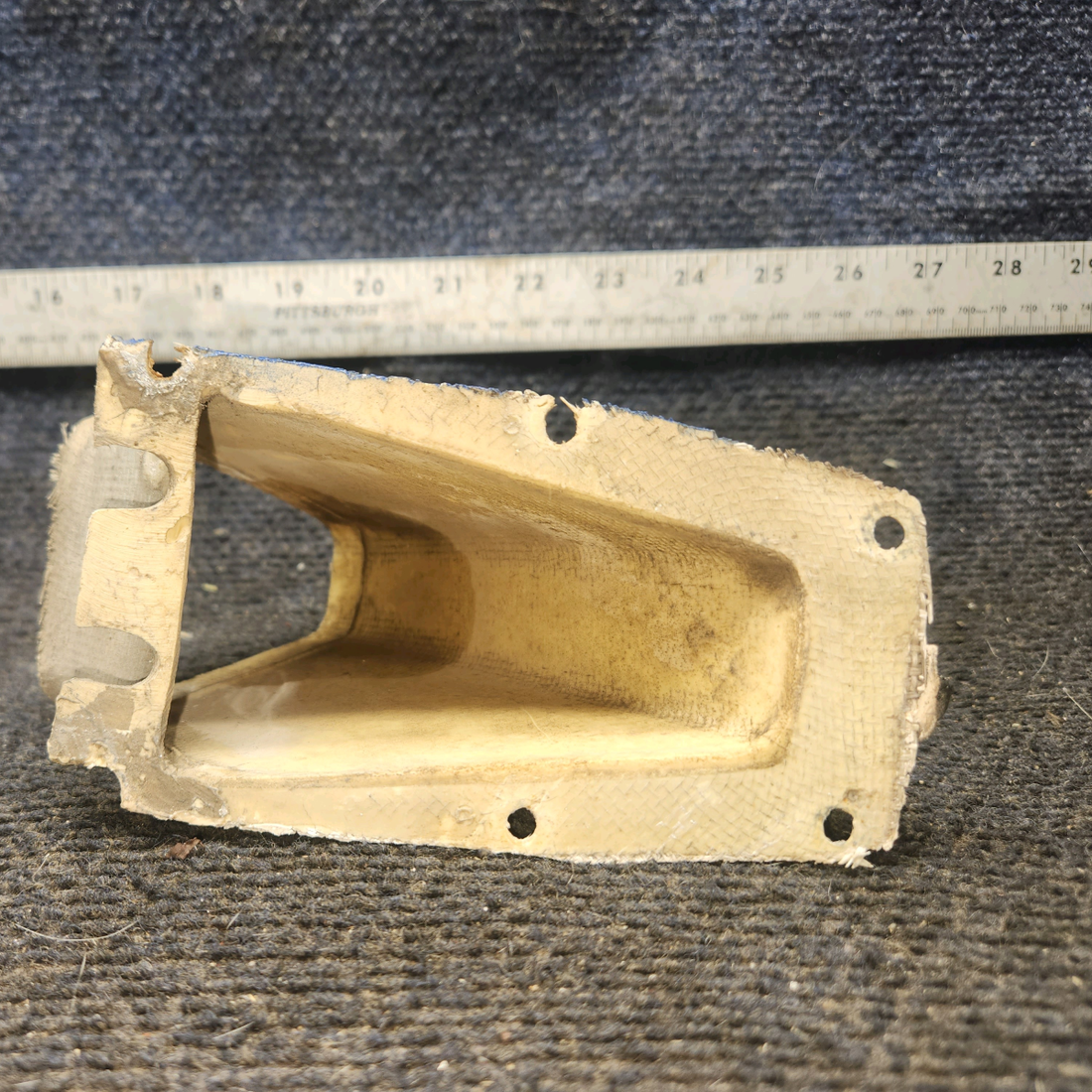 Used aircraft parts for sale, 79270-000 piper PA-28-181 Upper Air Duct Fitting Assembly