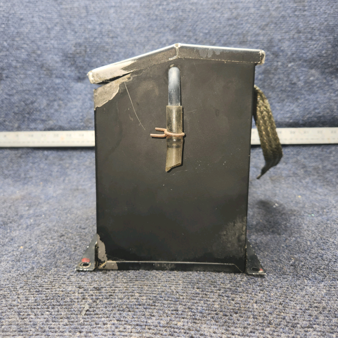 Used aircraft parts for sale, 63888-000 PIPER PA28-140 Battery Box w / Solenoid