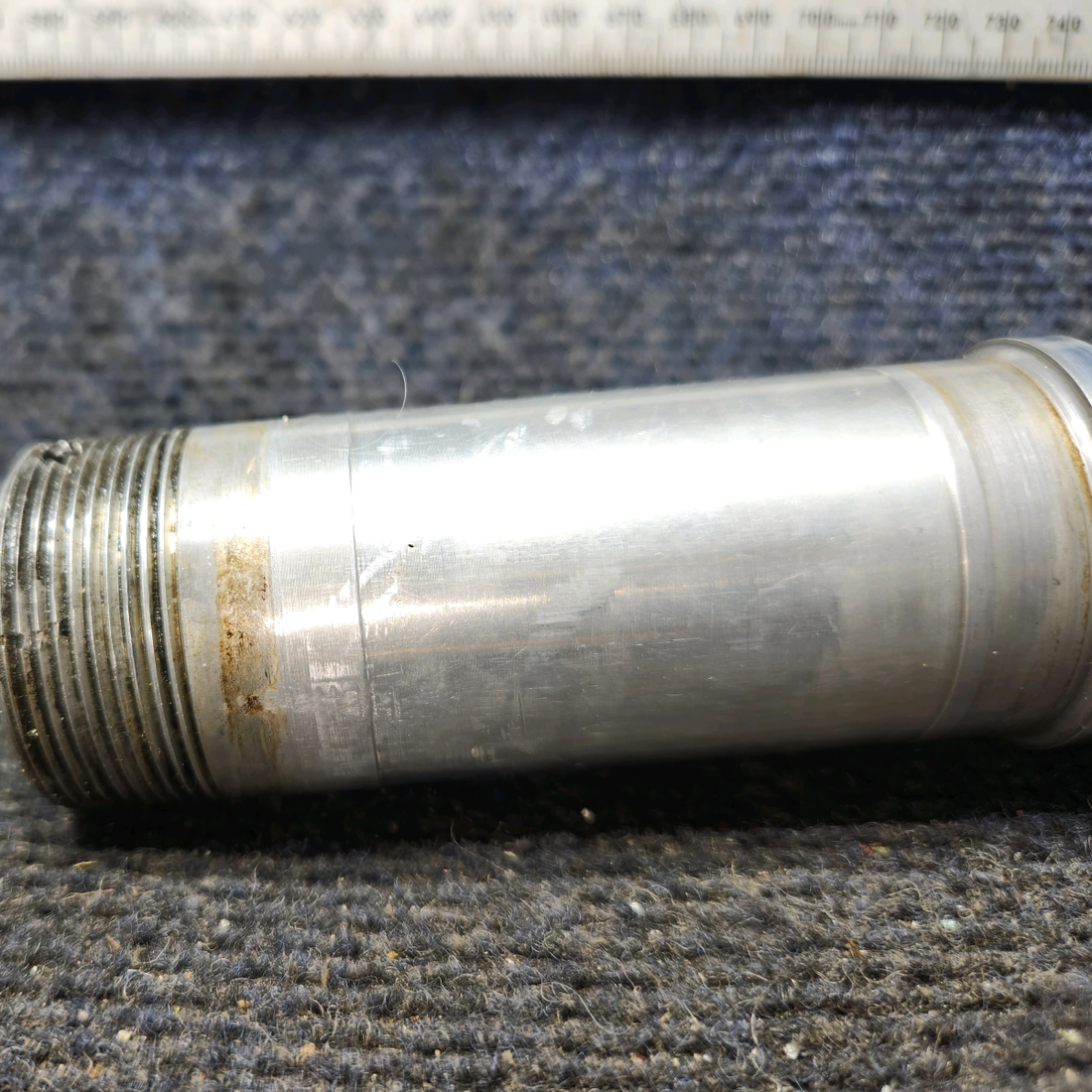 Used aircraft parts for sale, 0541124 Cessna 172E Main Landing Gear Aluminum Axle