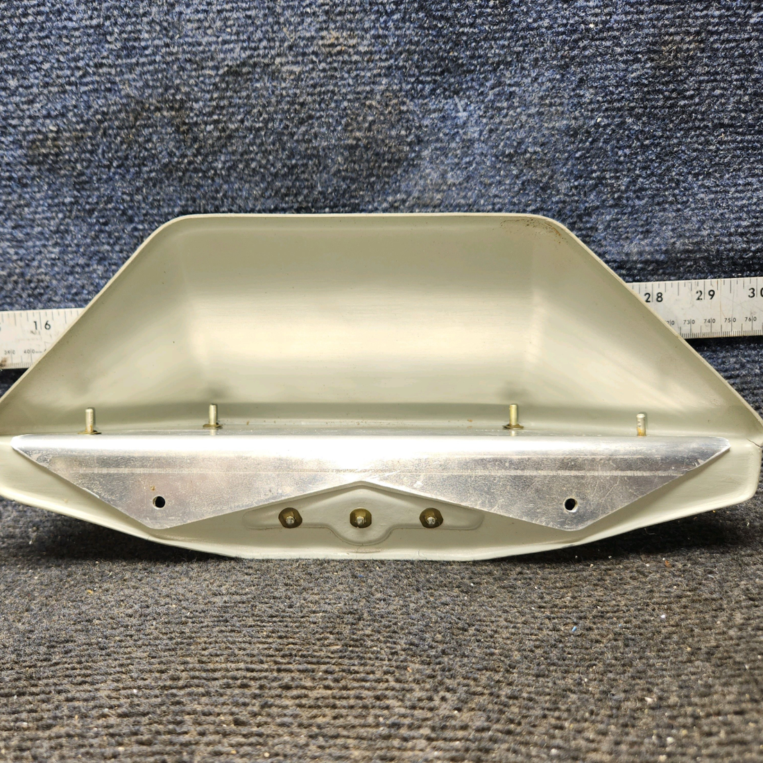 Used aircraft parts for sale, 33-534012-1, 33-534012-5, 35-534012-5 Beechcraft 35-33 Armrest Assembly – Gray/Beige
