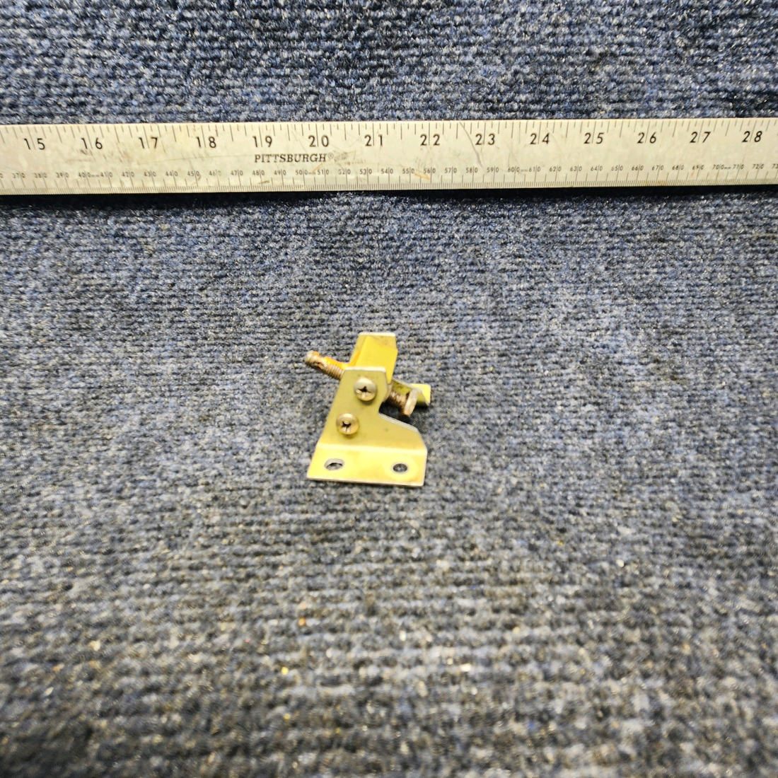Used aircraft parts for sale, 002-410031-1 Beechcraft F33A STOP ASSY RUDDER PEDAL BELLCRANK