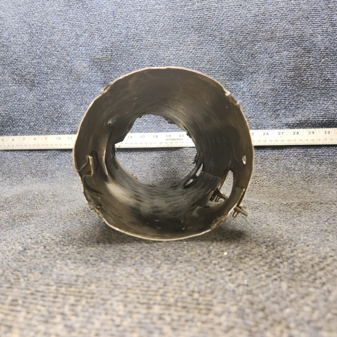 Used aircraft parts for sale, 0550157-27 Continental O-300-D Cessna 172 Exhaust Muffler Shroud - RH