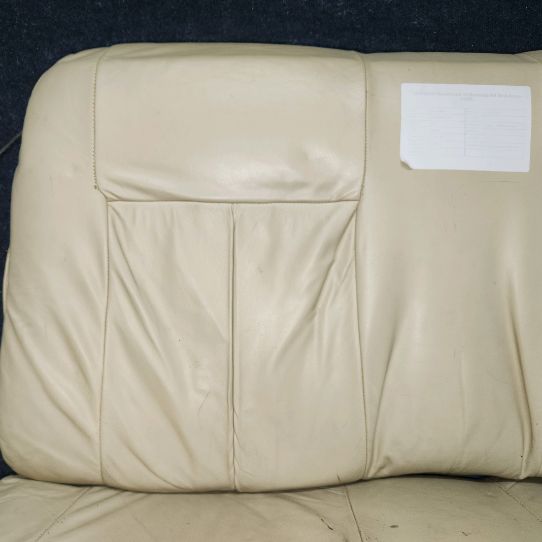 Used aircraft parts for sale, 35-534152 BEECHCRAFT F35 Bonanza Aft Seat Assy-Core