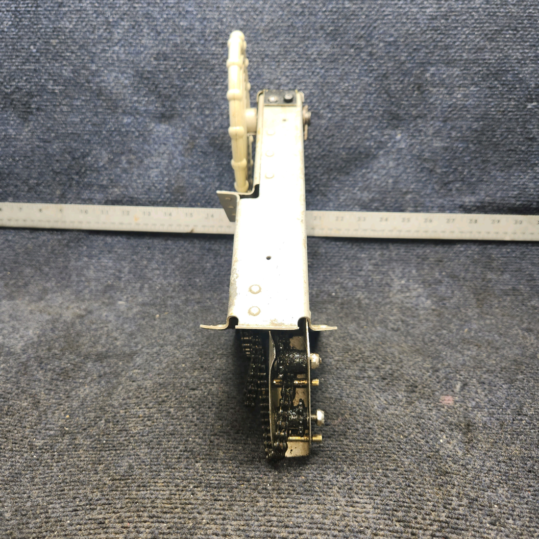 Used aircraft parts for sale, 169-524041-7 Beechcraft A24R Stabilator Tab Control Mechanism