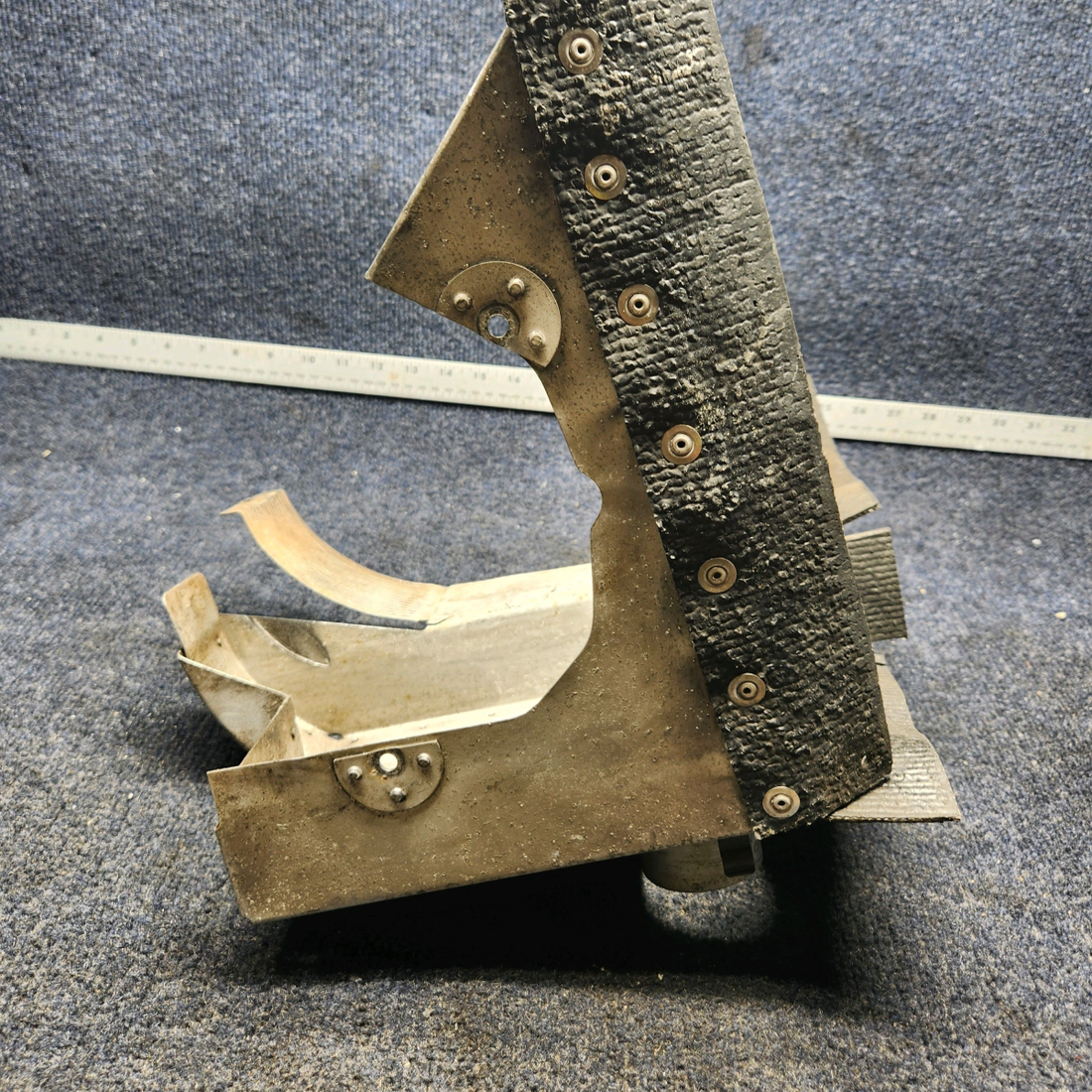 Used aircraft parts for sale, 63617-015 PIPER PA28-140 ENGINE BAFFLE LH REAR