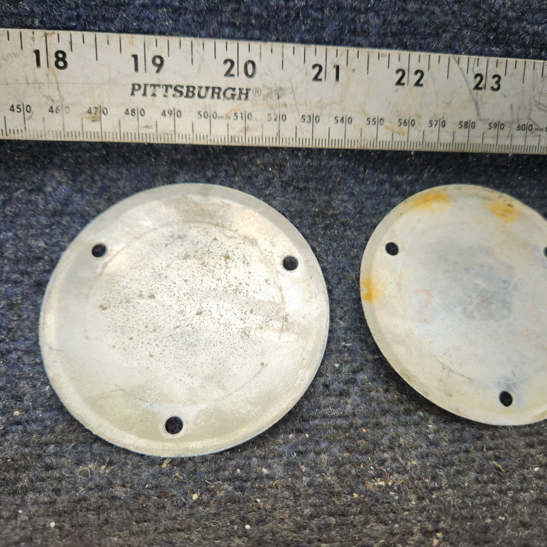 Used aircraft parts for sale, S225-3 Cessna 172 Flap Inspection Cover Plate Set of 4