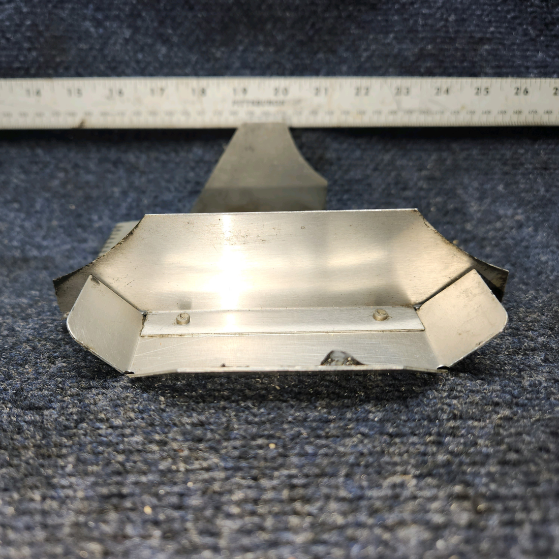 Used aircraft parts for sale, 72152 / 71611 / 71610 Lycoming O-540 PIPER PA-24-250 Intercylinder Baffele with retainer  & Hook