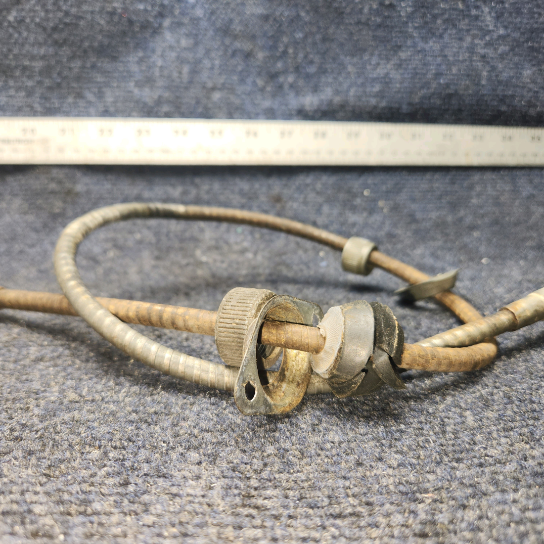 Used aircraft parts for sale, 486-570 Piper PA28-140 Tachometer Shaft Assy -  32 1/2”