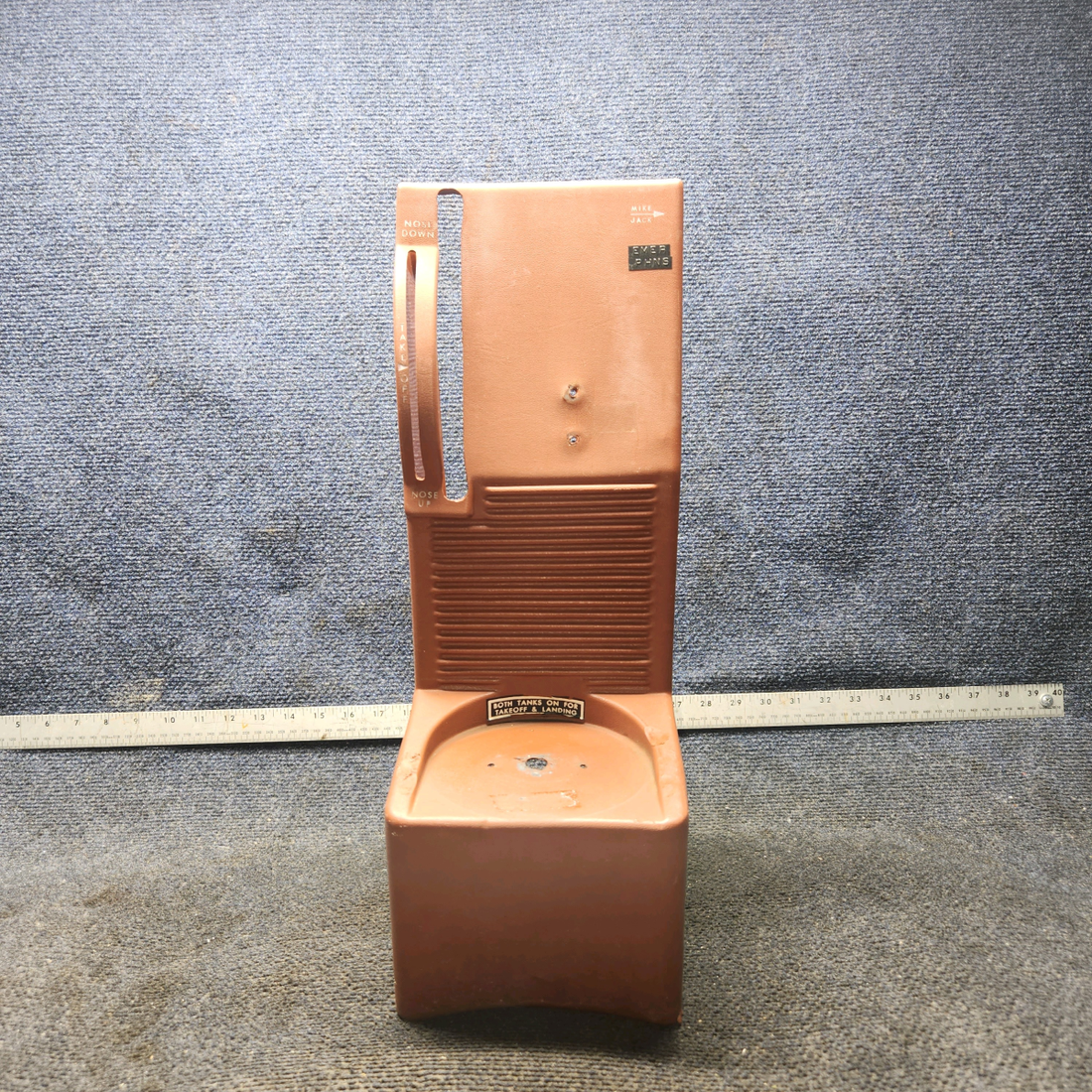 Used aircraft parts for sale, 0500233-1 Cessna 172F Center Console Cover Assembly