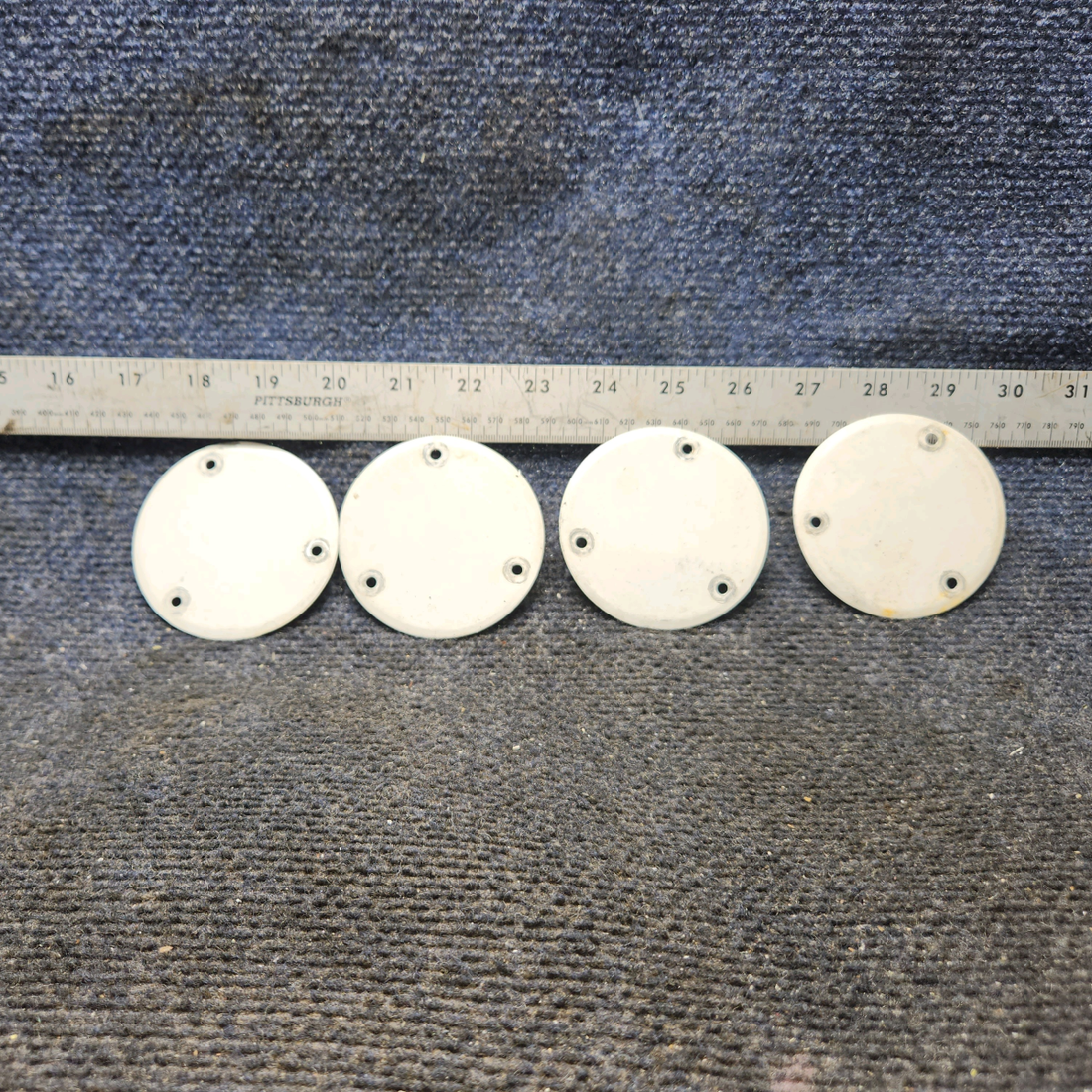 Used aircraft parts for sale, S225-3 Cessna 172 Flap Inspection Cover Plate Set of 4