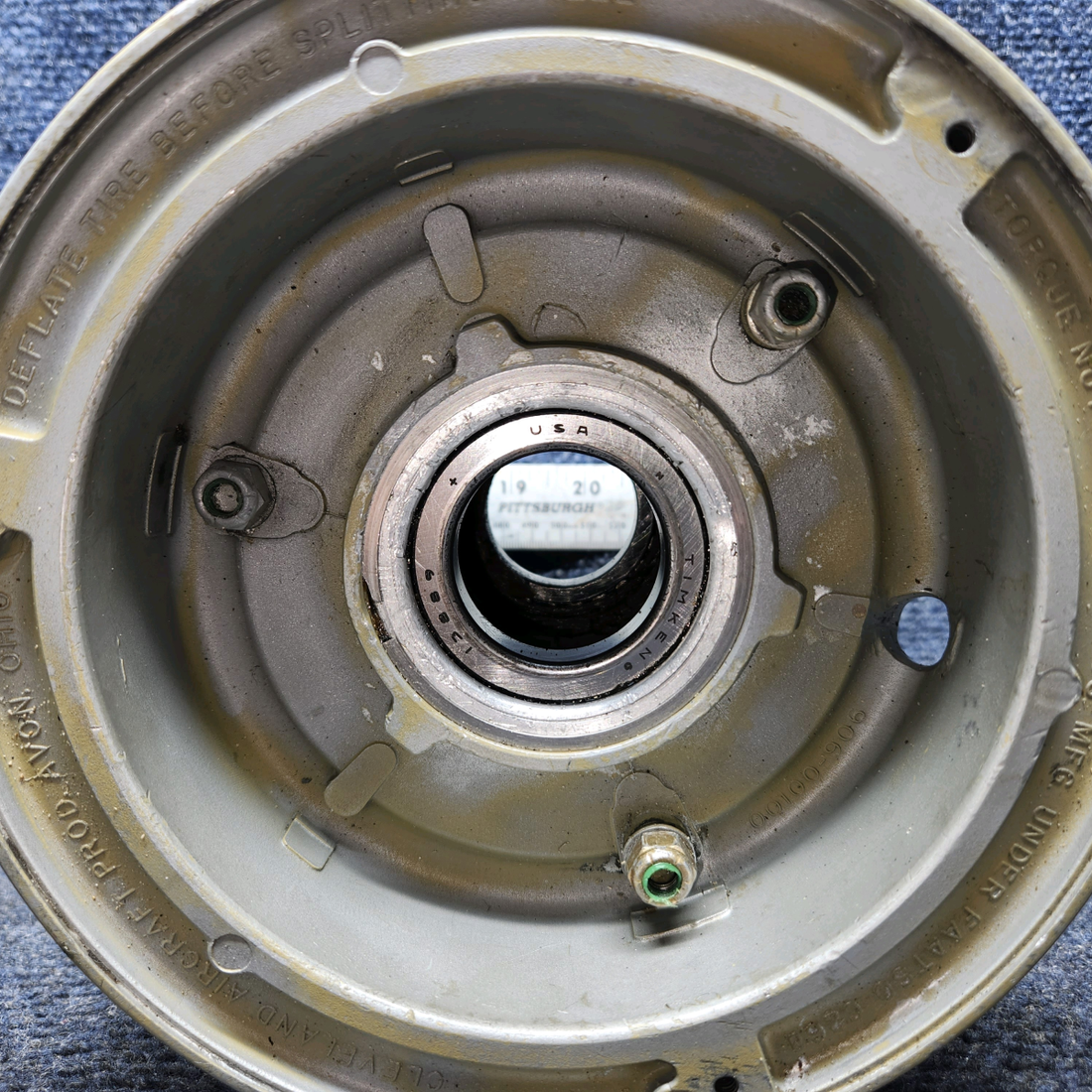 Used aircraft parts for sale, 40-113B Cleveland Beechcraft A24R 6.00-6 Wheel Assembly