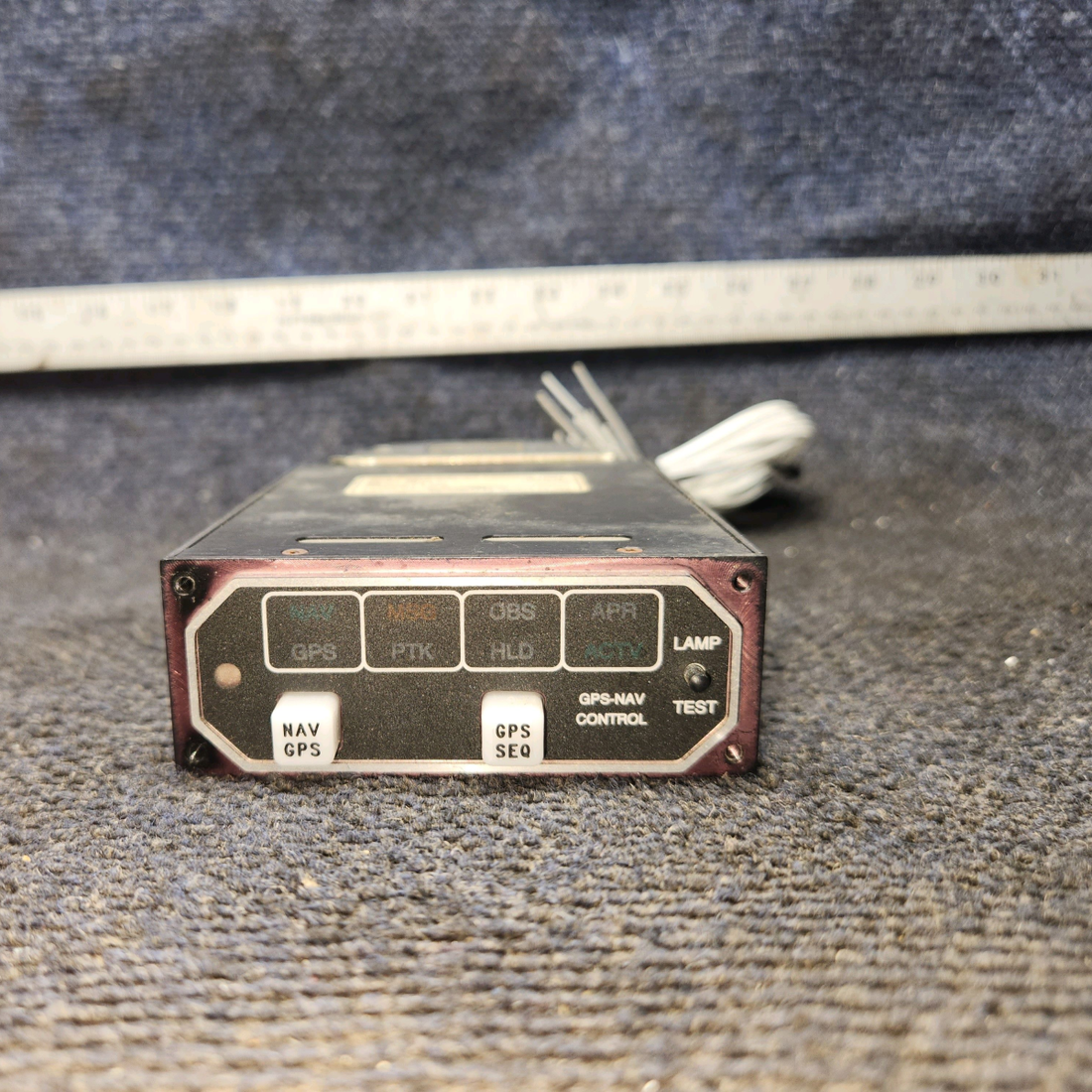 Used aircraft parts for sale, MD41-724 Mid-Continent Beechcraft 35-33 GPS Annunciation Control Unit