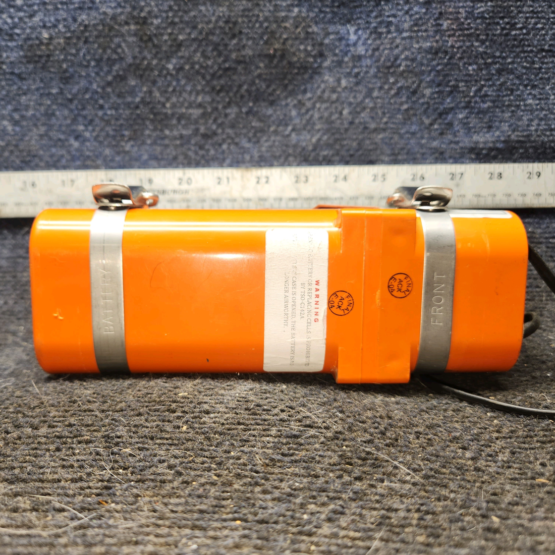 Used aircraft parts for sale, E-04 406 ELT cessna 172N Emergency Locator Transmitter 406 – Cracked Antenna