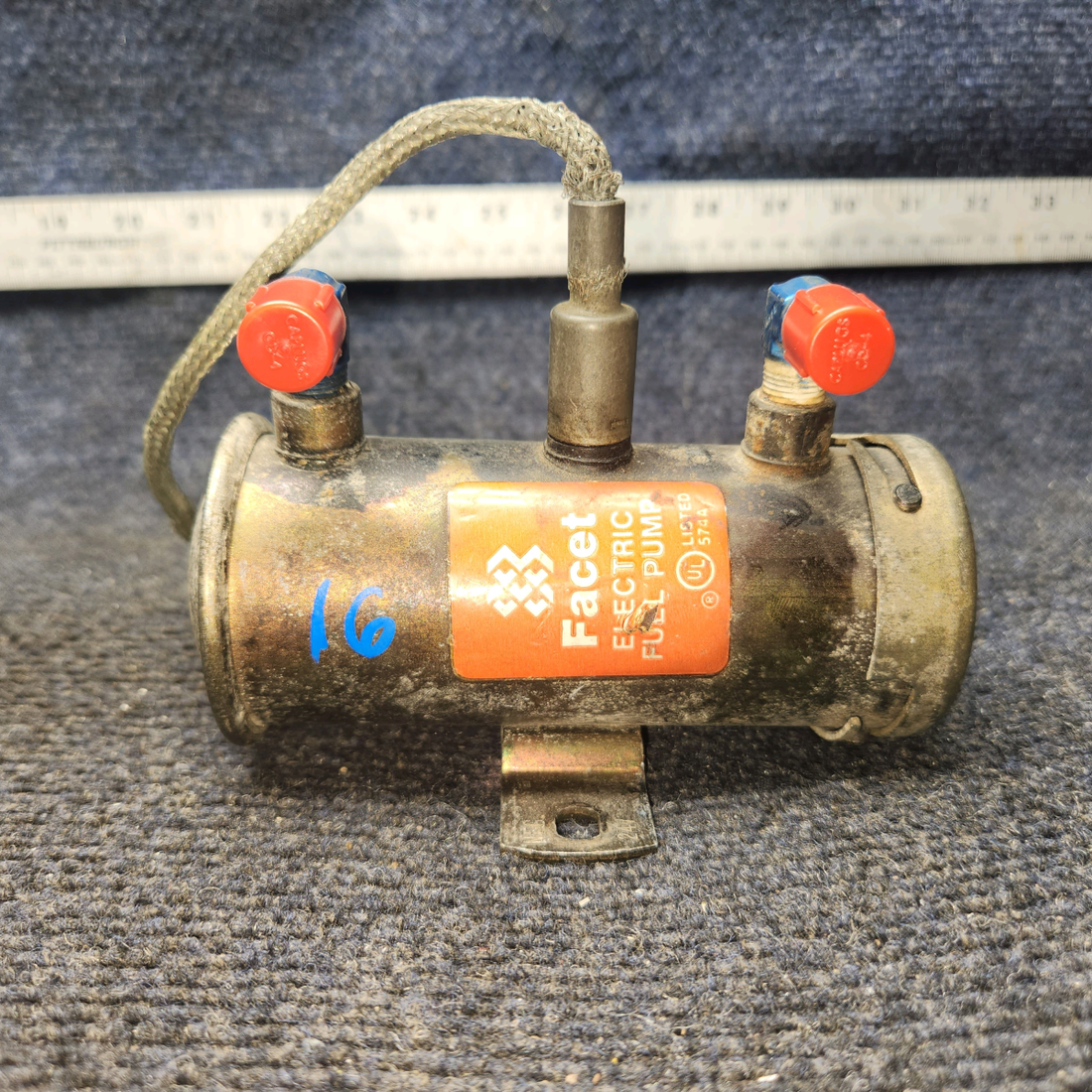 Used aircraft parts for sale, 476-411 Bendix Electronic Fuel Pump 24 V