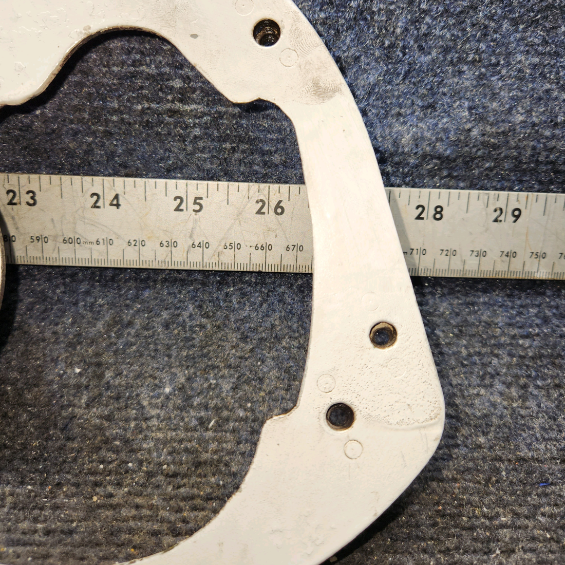 Used aircraft parts for sale, 0741610-12 Cessna 172E Wheel Pant Support Bracket RH