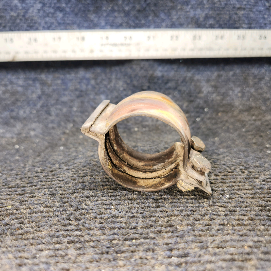 Used aircraft parts for sale, 0550176-50 Cessna 172E Exhaust Clamp Assy