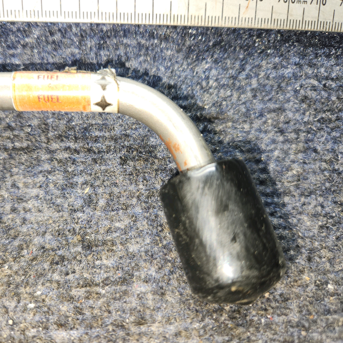 Used aircraft parts for sale, 35457-000 Piper PA28-161 Gascolator to Electric Pump Fuel Line