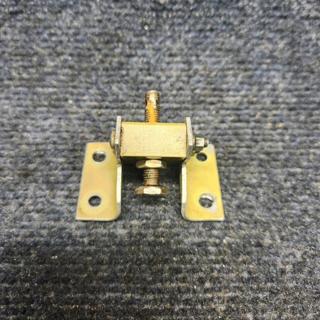 Used aircraft parts for sale, 002-410031-1 Beechcraft F33A STOP ASSY RUDDER PEDAL BELLCRANK