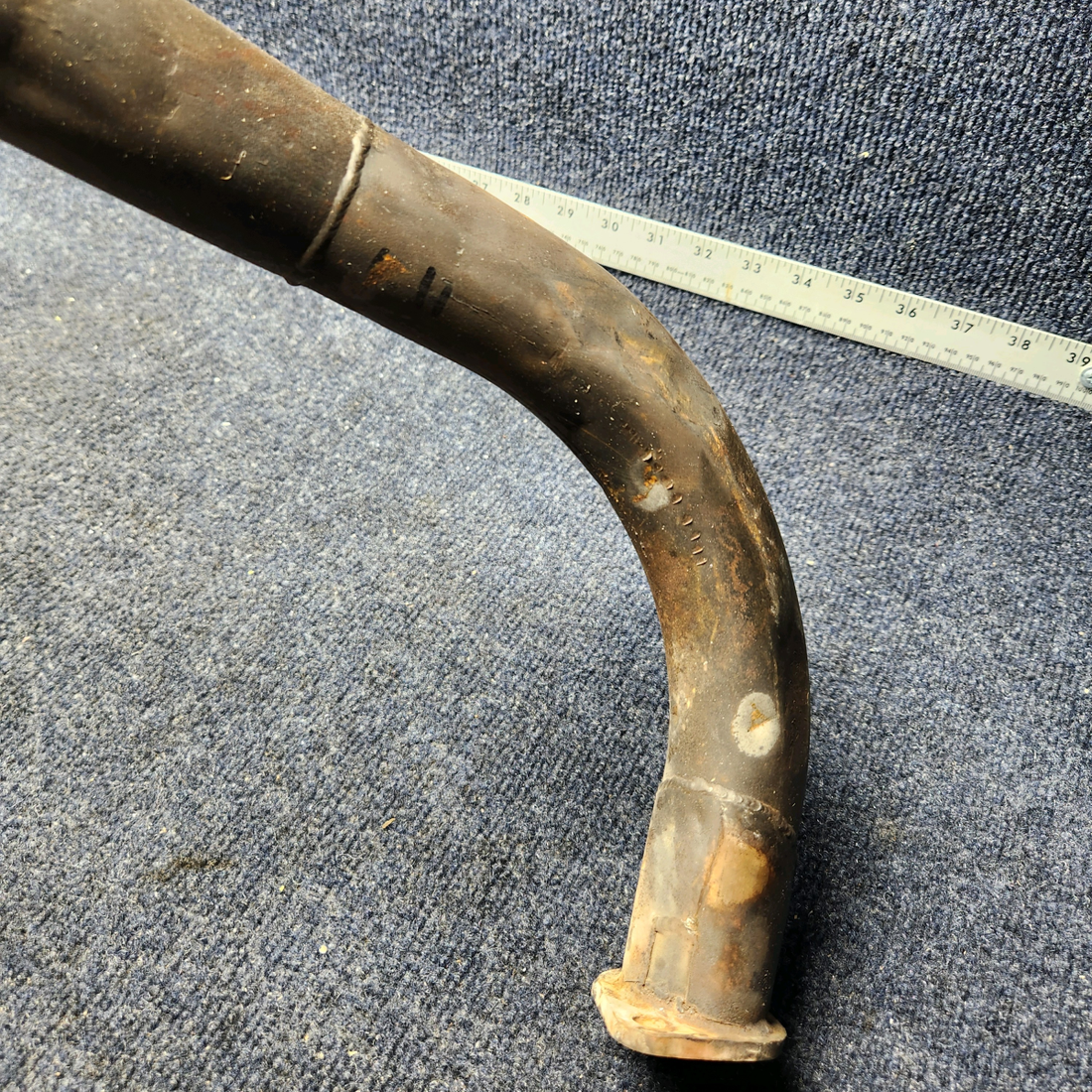 Used aircraft parts for sale, 63726-002 / 63726-004 PIPER PA28-140 FORWARD EXHAUST STACK LH / RH