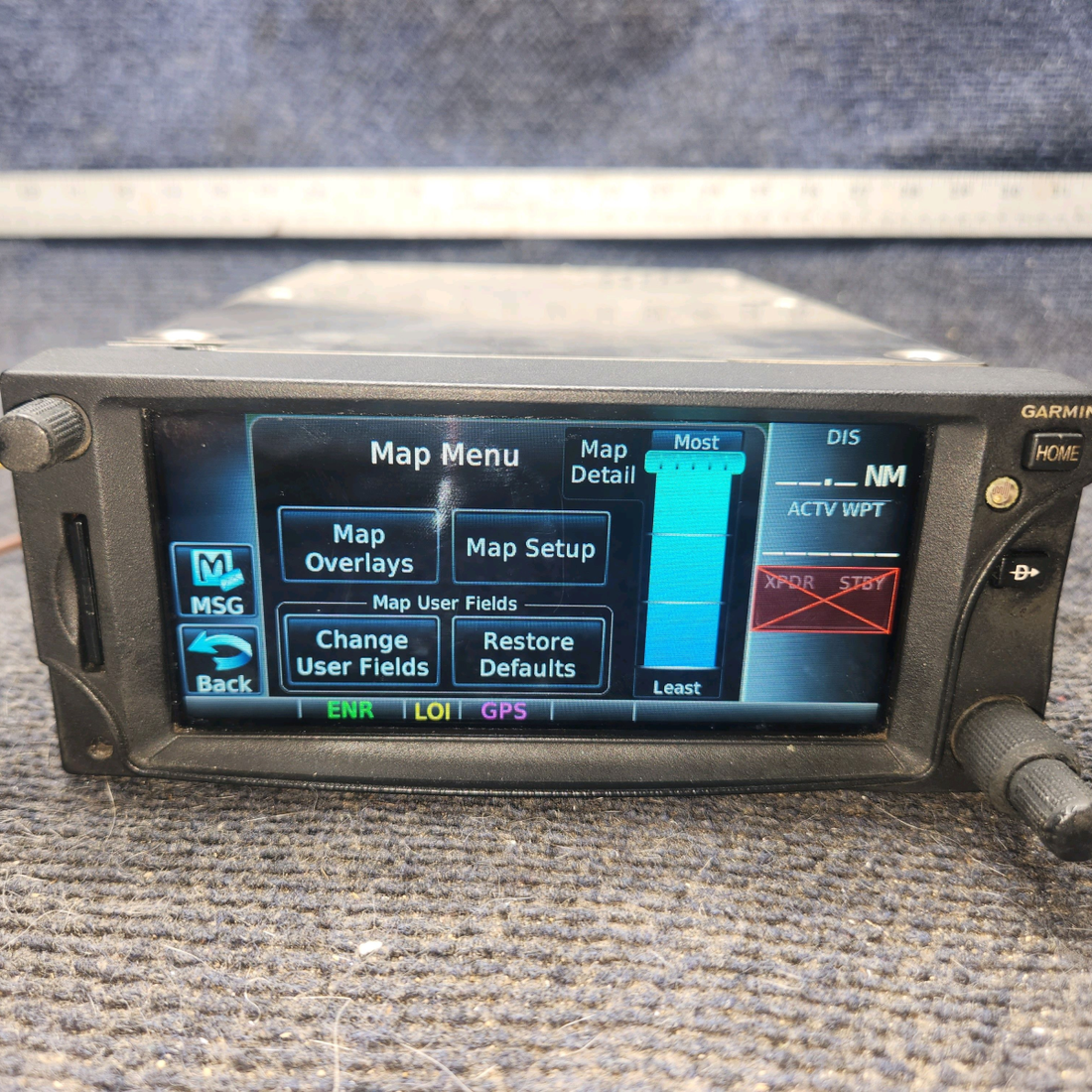 Used aircraft parts for sale, 011-02254-00 Garmin GTN 625 piper PA-28-181 WAAS GPS/MFD w/ Tray