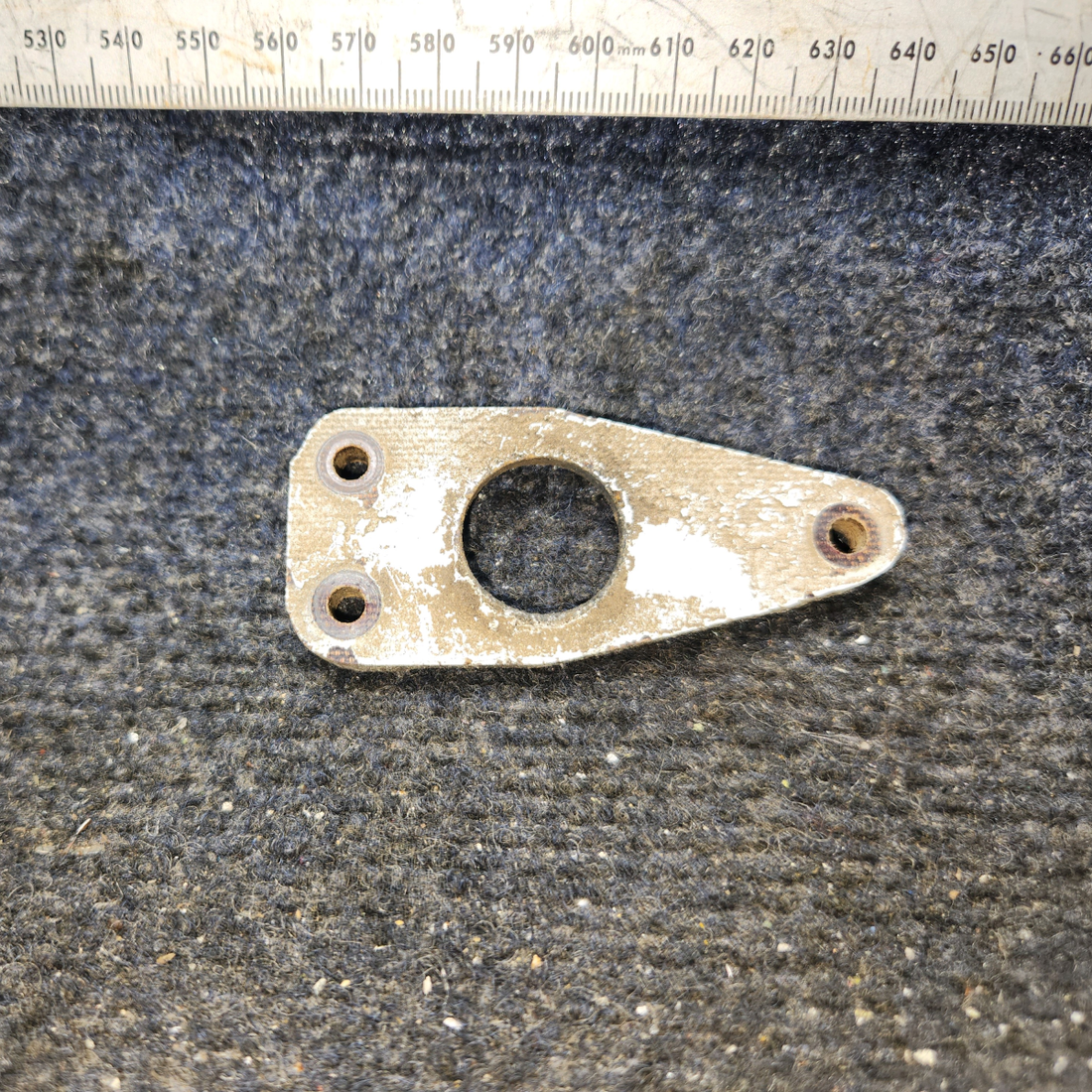 Used aircraft parts for sale, 0310293-2 Cessna 182G Elevator Trim Tab Actuator with Guard & Clamps
