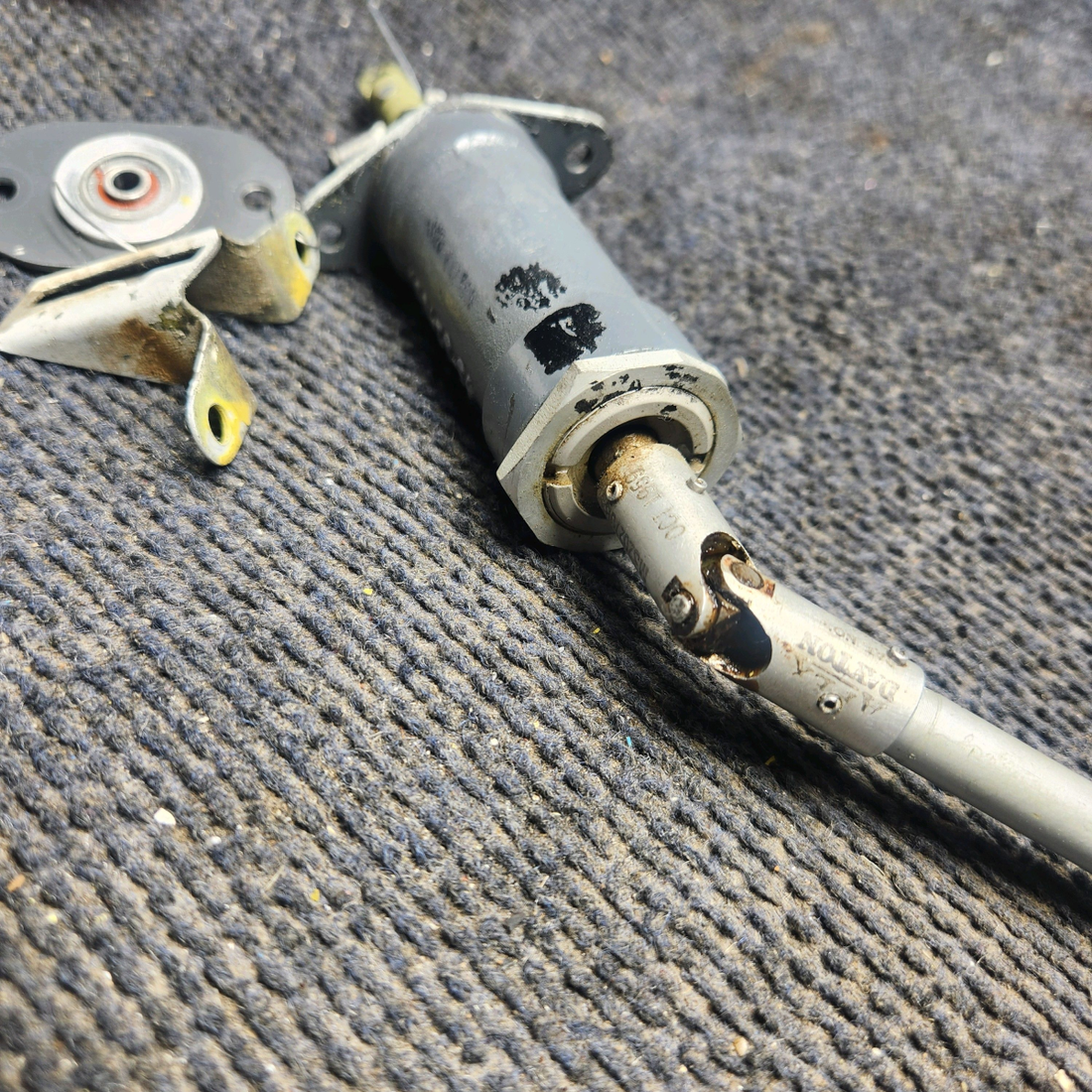 Used aircraft parts for sale, 45-524565-3 Beechcraft 35-33 Elevator Trim Tab Actuator Assembly - LH