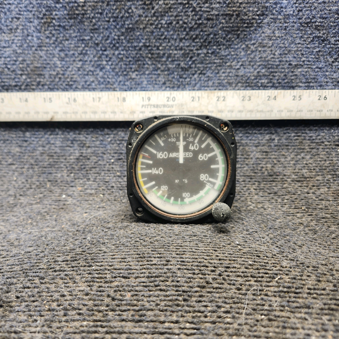 Used aircraft parts for sale, 8100 United Instruments piper PA-28-181 True Airspeed Indicator (CODE B.265)