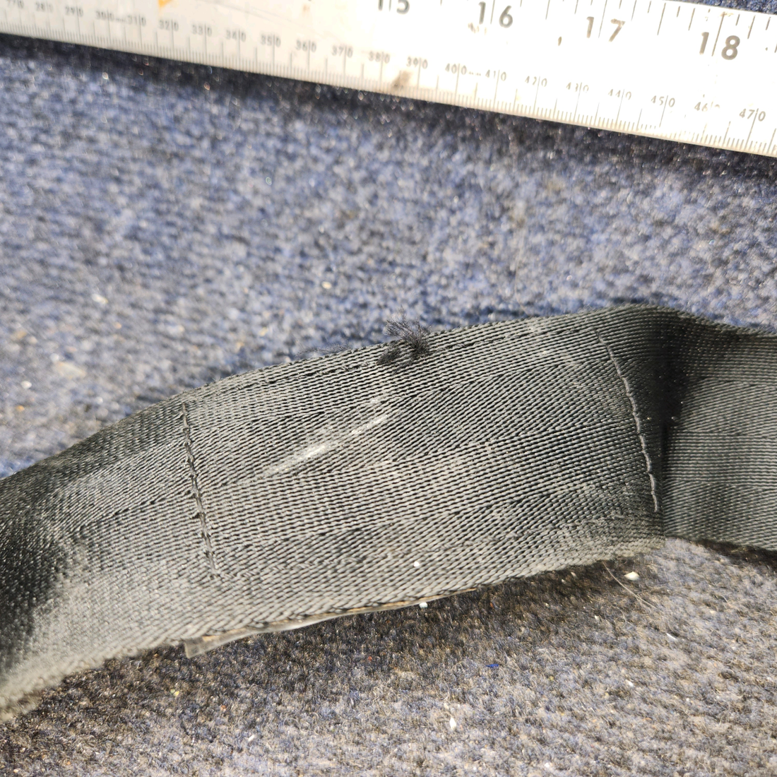 Used aircraft parts for sale, 551-390, 551-374 Aero Fabricators 90-91R60 Piper PA28-161 Safety Belt (Faded Tag)