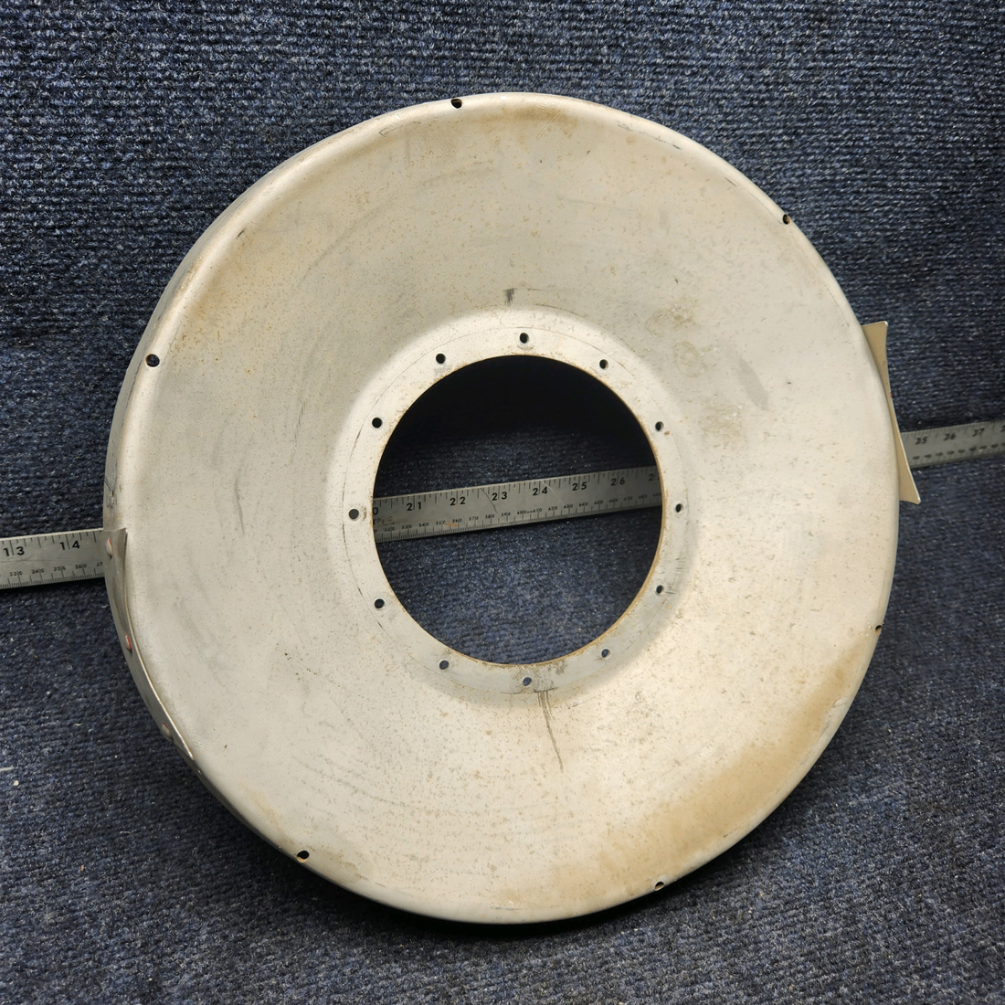 Used aircraft parts for sale, 2450003-1 CESSNA C172RG AFT PROPELLER SPINNER BULKHEAD ASSEMBLY