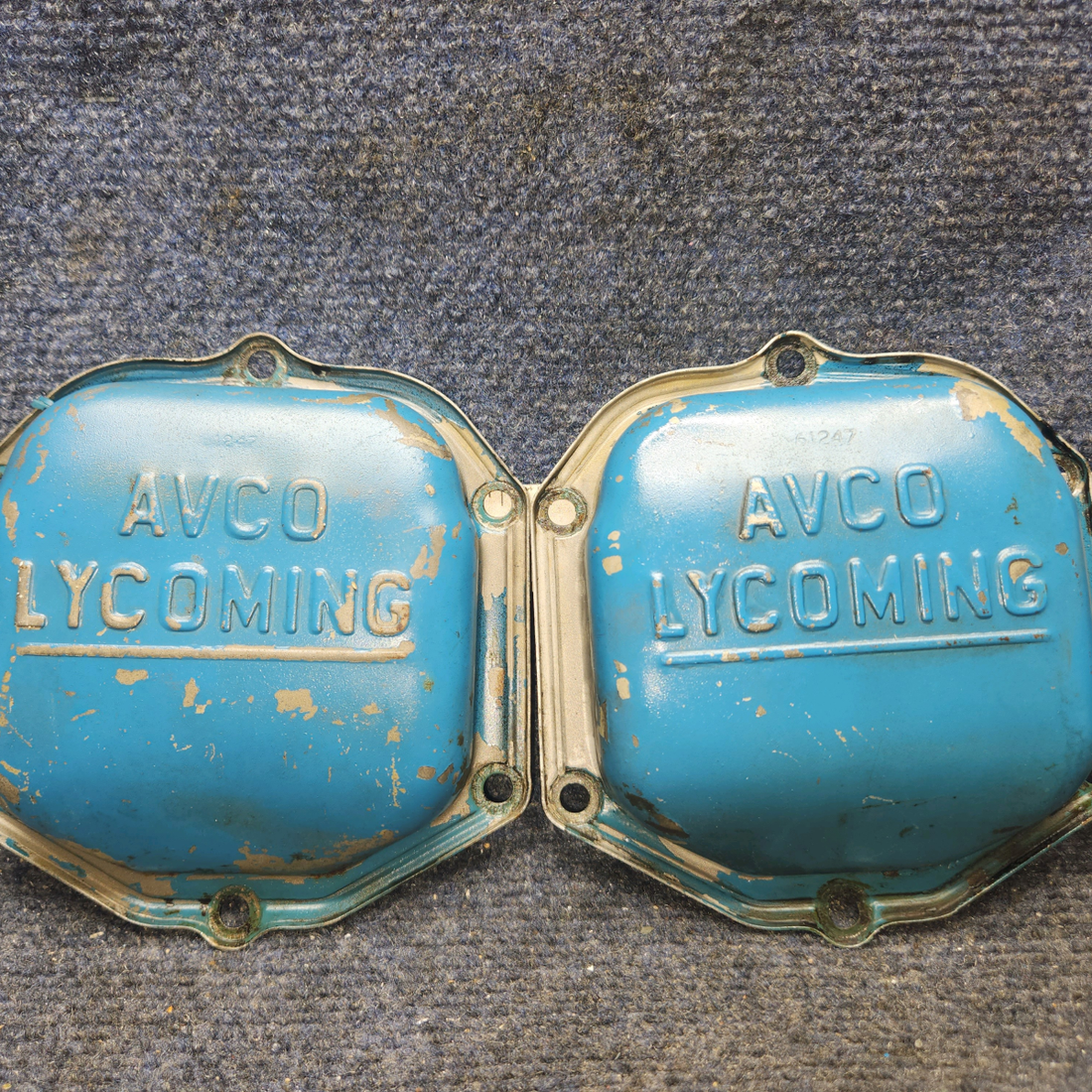Used aircraft parts for sale, 61247 Lycoming O-320 Piper PA28-140 Rocker Cover – Price per Each