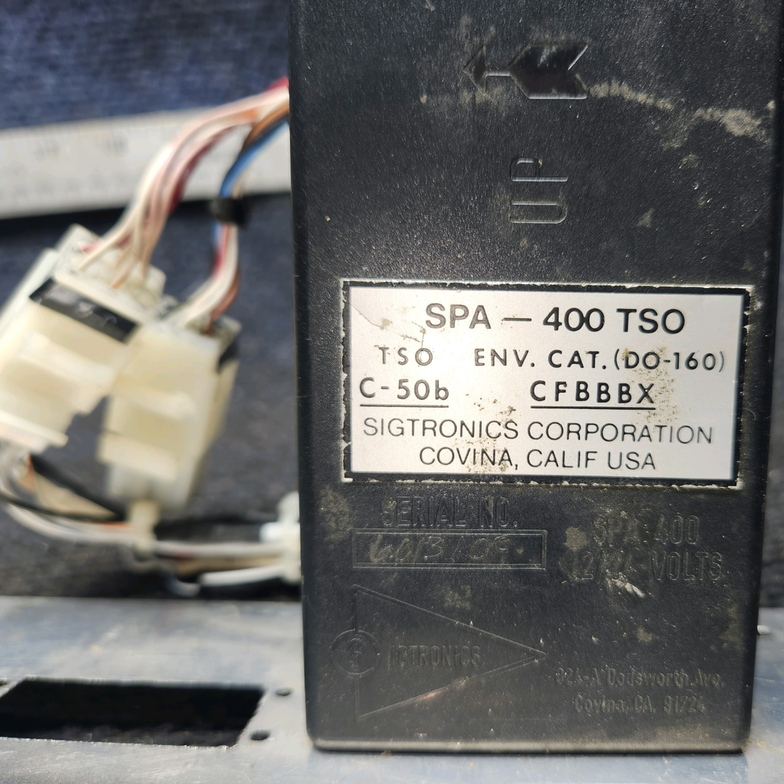 Used aircraft parts for sale, SPA-400 Sigtronics SPA-400 Cessna C175 4 Place Intercom