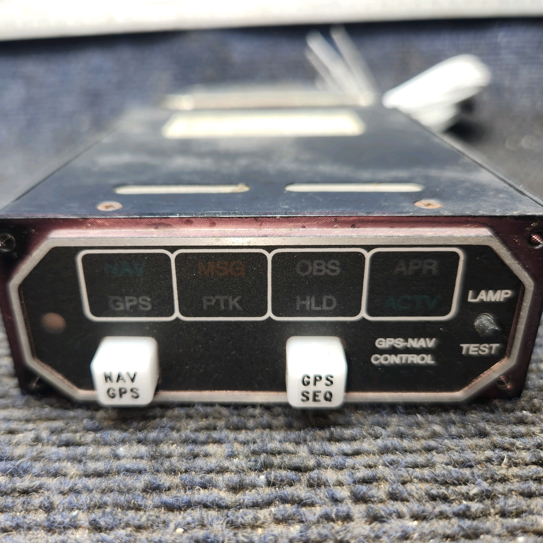 Used aircraft parts for sale, MD41-724 Mid-Continent Beechcraft 35-33 GPS Annunciation Control Unit